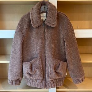 NWOT Sherpa/Teddy Bomber Jacket